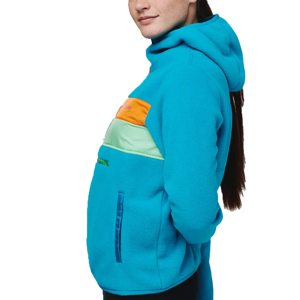 Women's Teca Fleece Hooded Half-Zip Jacket