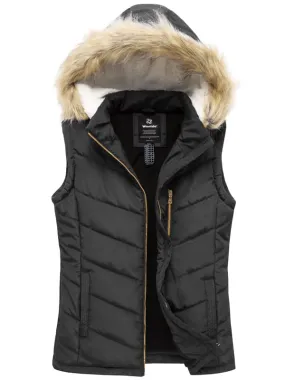 Women's Thicken Vest Quilted Padding Puffer Vest（复制）