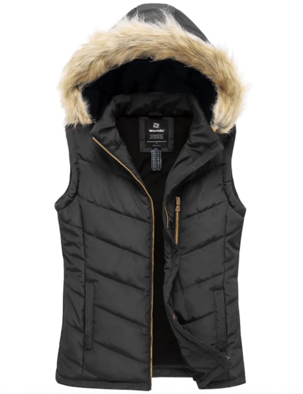 Women's Thicken Vest Quilted Padding Puffer Vest（复制）