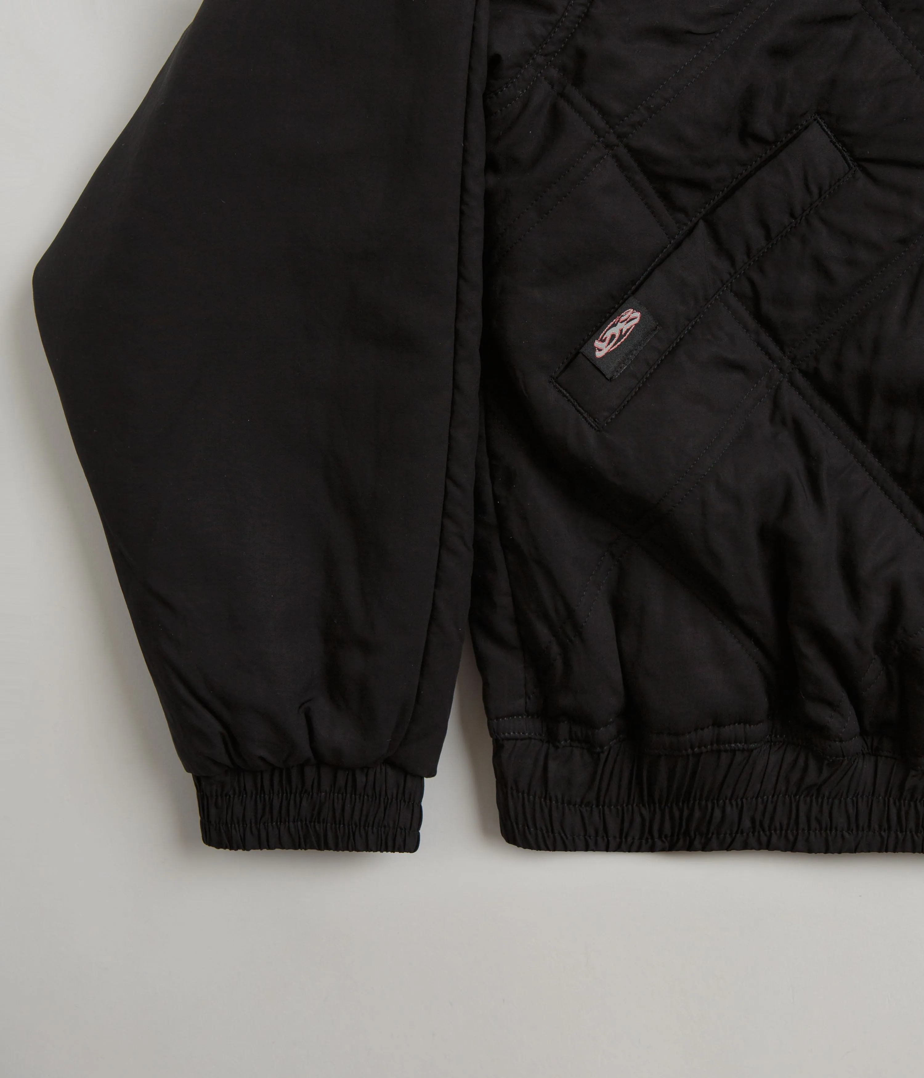 Yardsale Diamond Quilted Jacket - Black